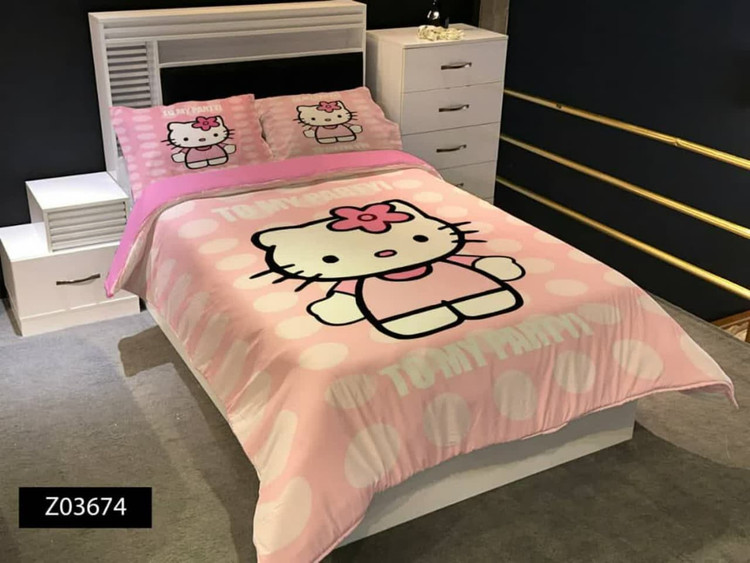 روتختی چاپی کودک و نوجوان جنس میکروتنسل طرح کیتی