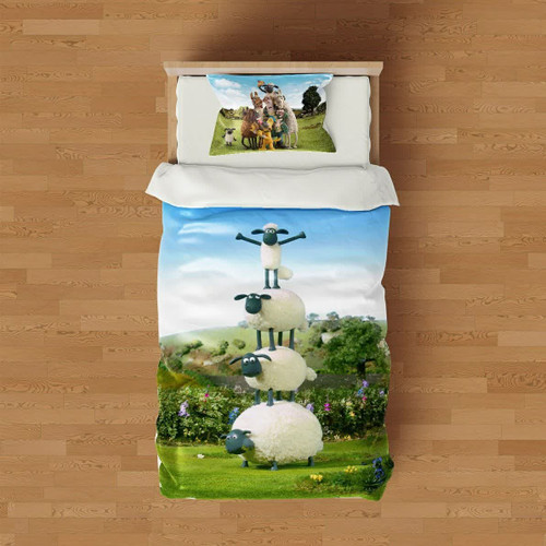 روتختی چاپی جنس میکروتنسل طرح بره های ناقلا