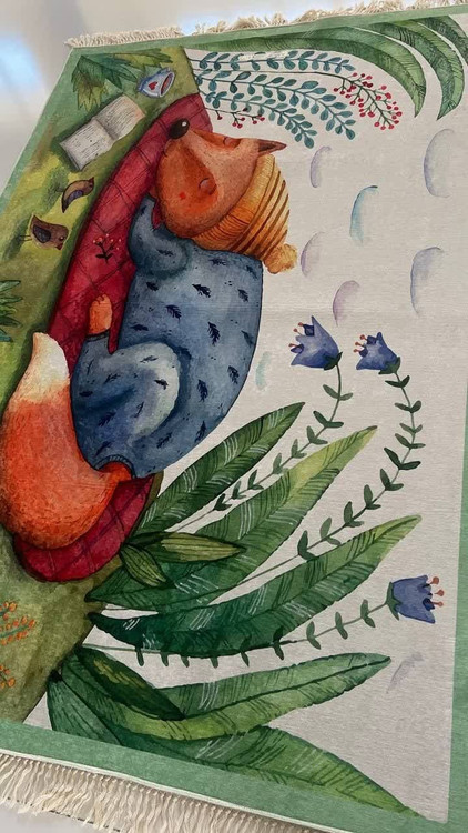 روفرشی کشدار طرح کودک و نوجوان