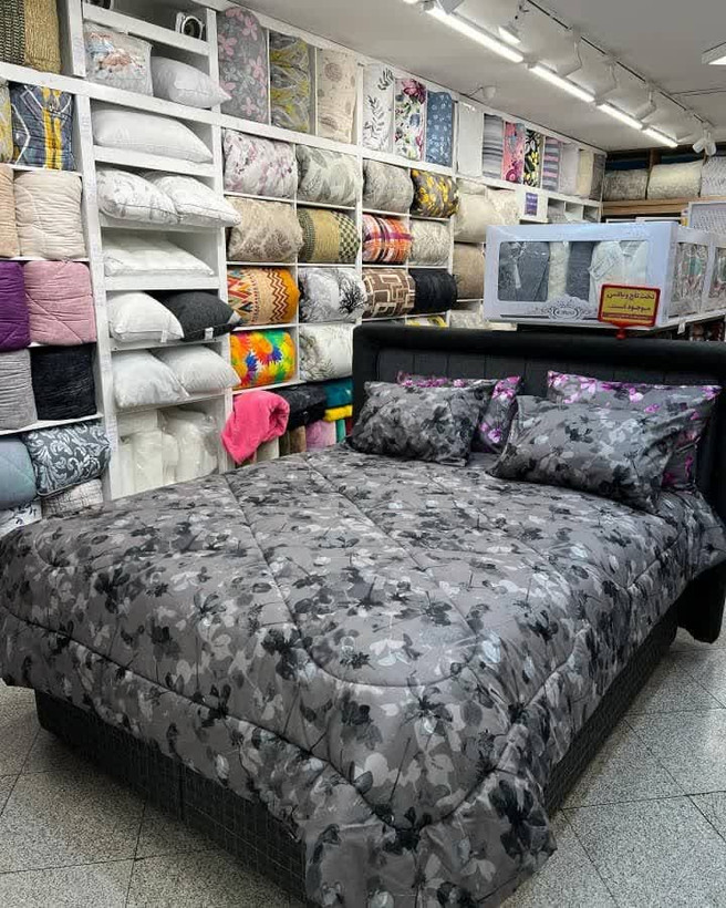 روتختی طرح دار کتان نخ با کیفیت عالی