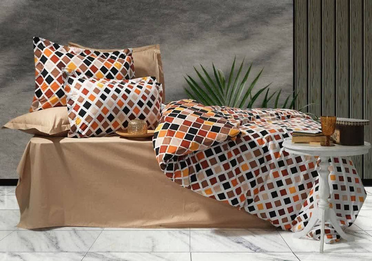 روتختی طرح دار کتان نخ با کیفیت عالی