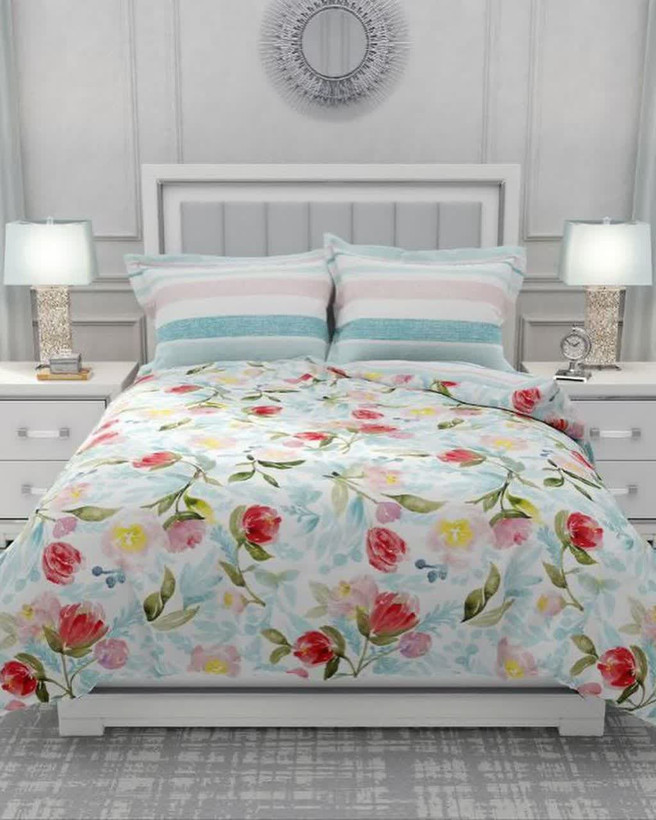 روتختی طرح دار کتان نخ با کیفیت عالی