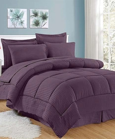 روتختی هتلی نخ ژاکارد رنگ بنفش تیره