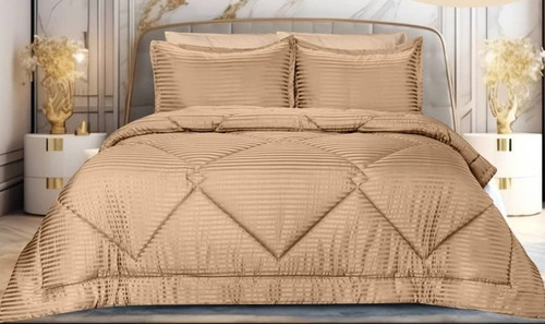 روتختی هتلی نخ ژاکارد رنگ نسکافه ای