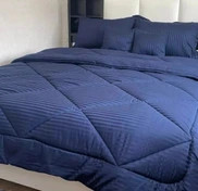 روتختی هتلی نخ ژاکارد رنگ سورمه ای