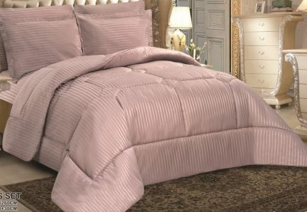 روتختی هتلی نخ ژاکارد رنگ صورتی چرک