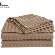 نیم ست هتلی نخ میکرو رنگ خاکی