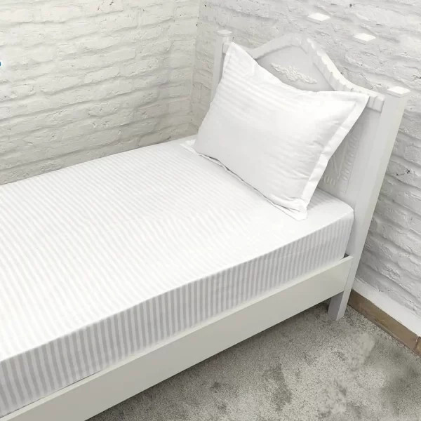 نیم ست هتلی نخ میکرو رنگ سفید