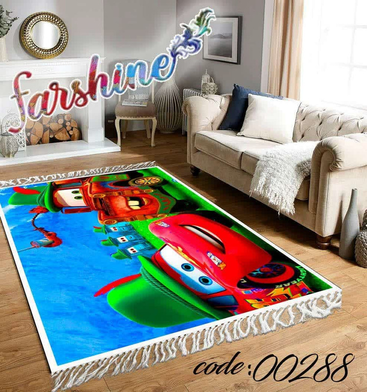 روفرشی کشدار مخمل شانل طرح کودک و نوجوان