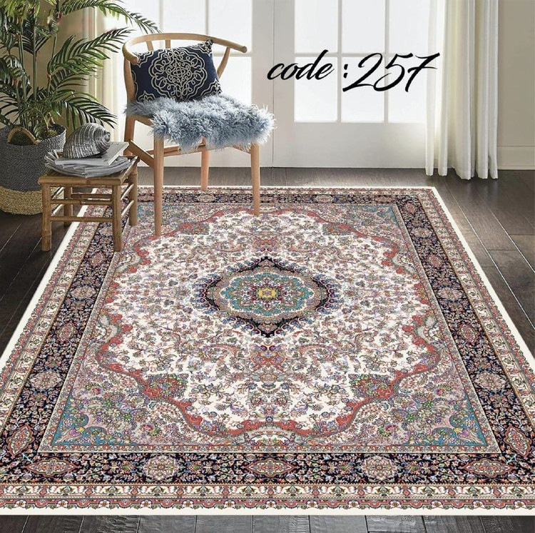 روفرشی کشدار مخمل شانل ترک طرح های زیبا مدل ترمه کد ۲۵۷