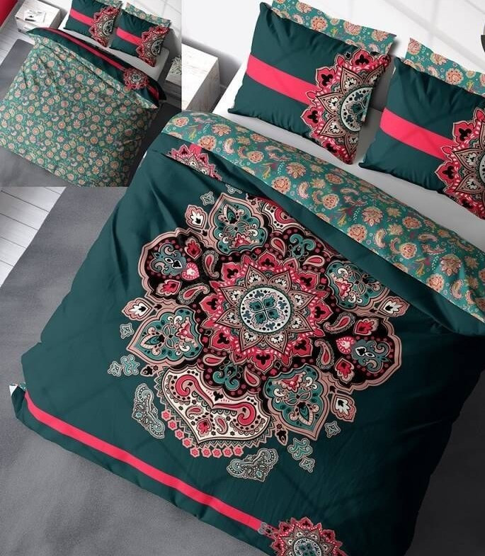 روتختی دو رو چاپی پینترستی ساده و کیوت (جنس نخ میکروتنسل) طرح کلاسیک