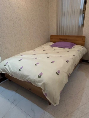 روتختی یک رو چاپی پینترستی ساده و کیوت (جنس نخ میکروتنسل) طرح گل لاله