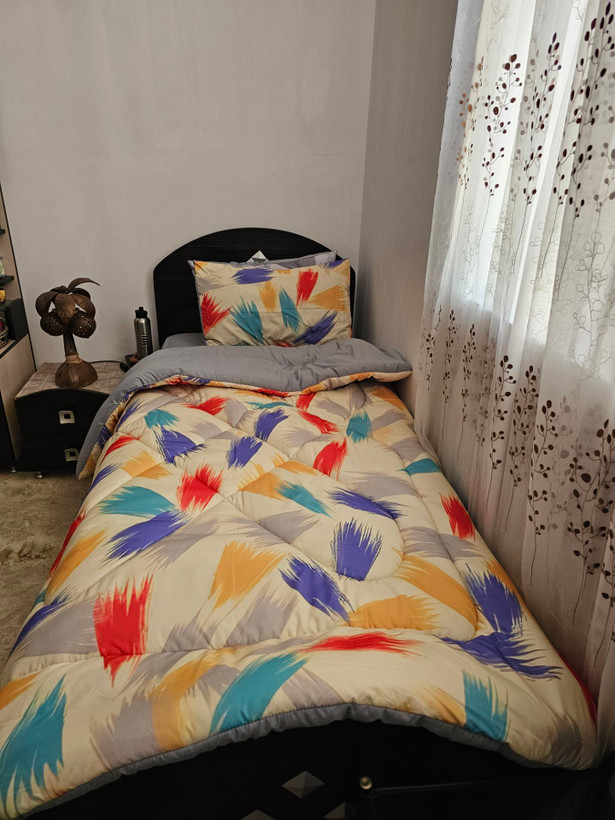 روتختی دو رو چاپی پینترستی ساده و کیوت (جنس نخ میکروتنسل) طرح فانتزی