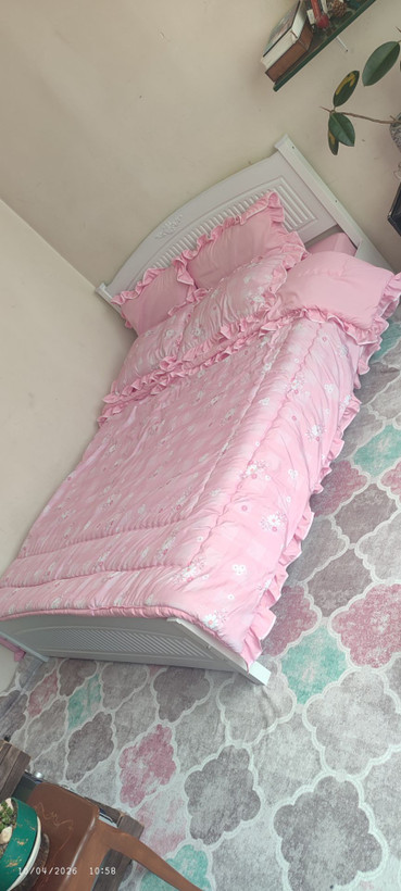 روتختی چین دار فولدر یک رو چاپی پینترستی شیک و کیوت (جنس نخ میکروتنسل) مدل پرنسسی طرح گلدار