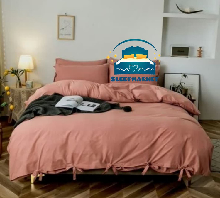روتختی ساده بندینک دار شیک و لوکس تک رنگ (کالباسی) - نخ میکرو